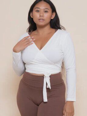 Indigo Luna – Agni Wrap Top Off White - M/L